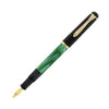 Pelikan 994103 M200 Medium Point Fountain Pen, Green Marble