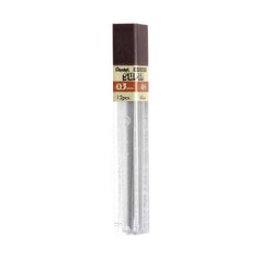 Pentel 300 Super Hi-Polymer Lead Refills,  0.3 mm Extra Fine, 12 Leads per Tube, Box of 12 Tubes