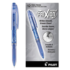 Pilot Erasable Rollerball Gel Pens, Extra Fine Point, Box of 12