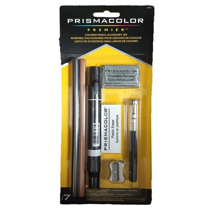 Prismacolor 3750 Colored Pencil Accessory Set, 7-Piece