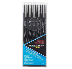 Prismacolor 14171 Premier Illustration Marker Sets, Fine Tip, Black, Set of 5