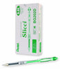 Pentel Arts Slicci 0.25 mm Extra Fine Gel Pens, Box of 12 Green Ink (BG202-D) 