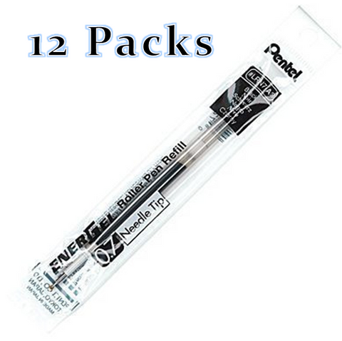 Pentel LRN7 Gel Ink Refills, Needle Tip, 0.7mm Medium Lines, Box of 12 Refills