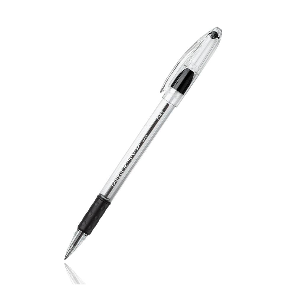 Pentel BK90 R.S.V.P. Ballpoint Pen, 0.7mm Fine Line, 1 Pen