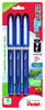 Pentel BLN25BP3A EnerGel NV Liquid Gel Pen, 0.5mm Needle Tip, Fine Line, Black Ink, 3-Pack