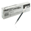 Pentel LRN5 Gel Ink Refills for Energel Gel Pens, Needle Tip, 0.5mm Fine Lines, Box of 12 Refills