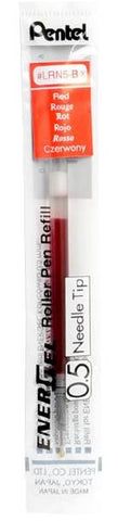 Pentel LRN5 Gel Ink Refills for Energel Gel Pens, Needle Tip, 0.5mm Fine Lines, Box of 12 Refills
