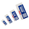 Pentel ZEH-05, ZEH-10, ZEH-20 Hi-Polymer Block Erasers, White, Bundle of 6 Erasers