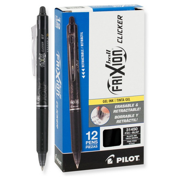 Pilot® FriXion Clicker Erasable, Retractable Pens