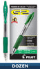 Pilot G2 05 Retractable Gel Ink Rollerball Pens, 0.5mm Extra Fine Point, Dozen Box