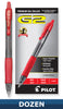 Pilot G2 10 Retractable Gel Ink Rollerball Pens, 1.0mm Bold Point, Dozen Box