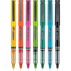 Pilot 31887 Precise V5 Rolling Ball Stick Pens with Liquid Ink, Extra Fine Point, 7-Pack, Assorted Colors