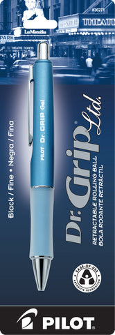 Pilot Dr. Grip Limited Gel Ink Retractable Rolling Ball Pen, Fine Point, Black Ink