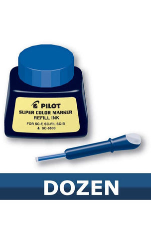 Pilot Super Color Permanent Marker Refill Ink, 1 Ounce Bottle with Dropper