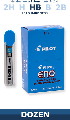 Pilot Lead Refills for all Pilot 0.7mm Mechanical Pencils. Dozen Boxes