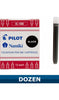 Pilot Namiki IC100 Fountain Pen Ink Cartridges, 12-Pack