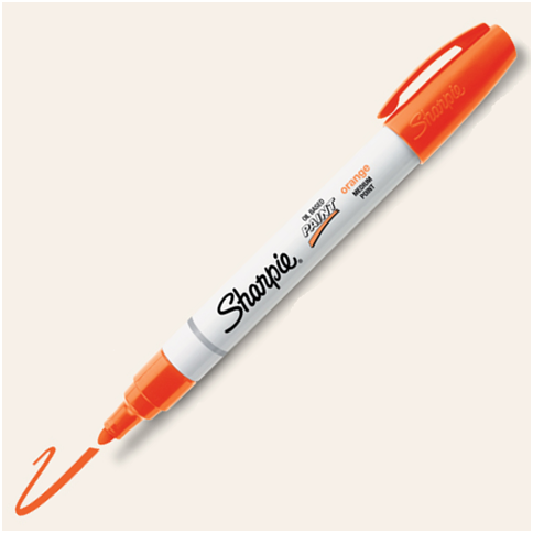 Sharpie Medium Point Oil Based Paint Marker - Orange