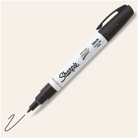 Sharpie Water Based Paint Marker Set, Fine Tip, Assorted Color, Set of 5  71641366718