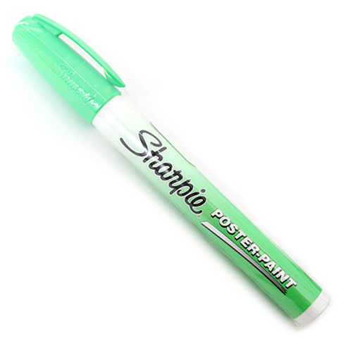 Sharpie Neon Fine Flourescent Green - penmountain