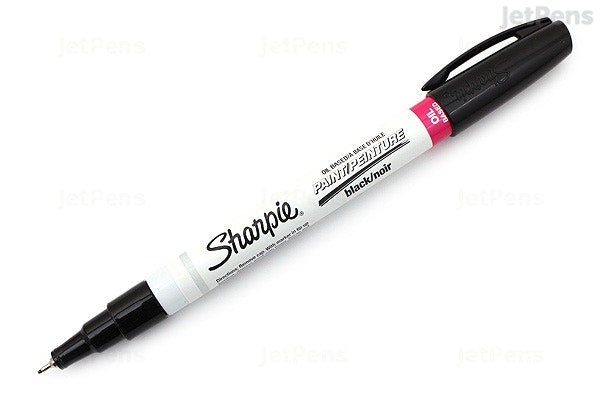 Sharpie Paint Markers Oil Base Extra Fine Black 35526 