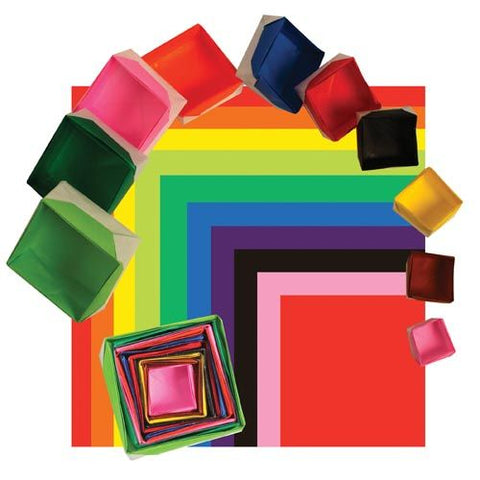 Aitoh TS-200 10 Color in 10 Sizes of Origami Paper