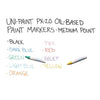 Uni-Paint PX-20 Oil Based Permanent Markers, Bullet Tip, Medium Point