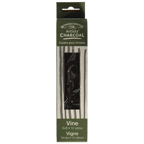 Winsor & Newtown Artist's Vine Charcoal Box of 12 Sticks