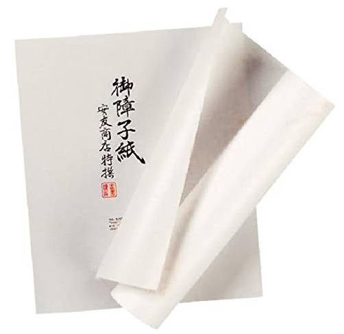 Yasutomo 6MMK Acid-Free Rice Paper Roll, 11 in X 60 ft, White