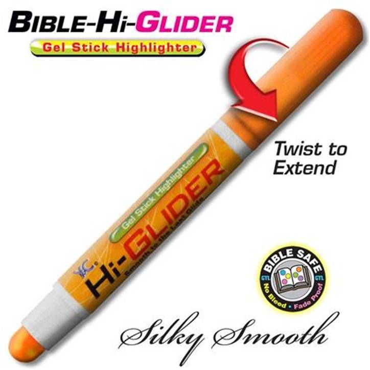 Yasutomo Bible Hi-Glider Gel Stick Highlighter