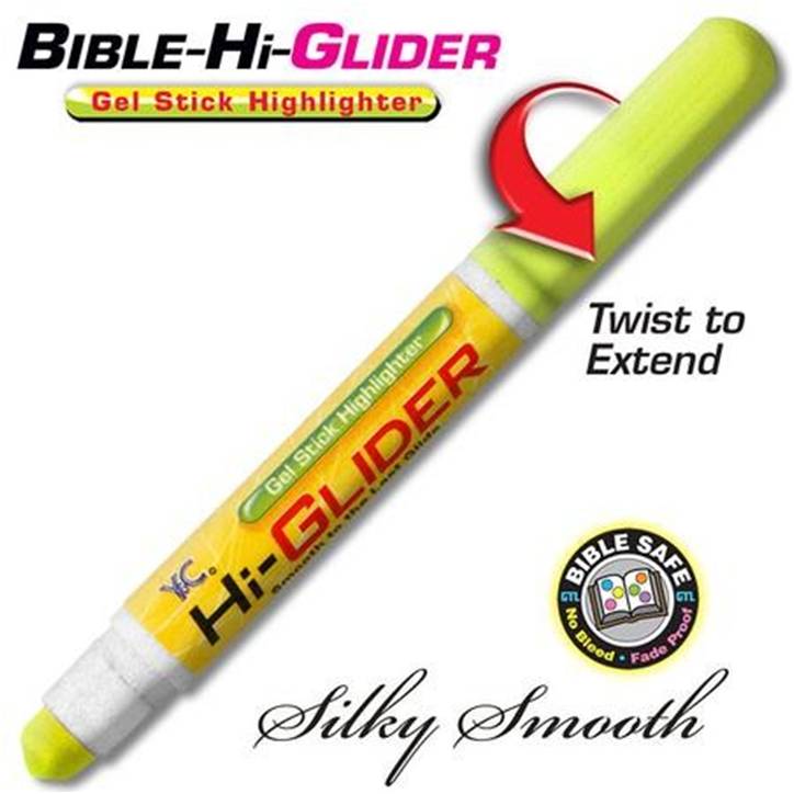 Yasutomo Bible Hi-Glider Gel Stick Highlighter