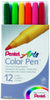 Pentel S360-12, S360-18, S360-24, S360-36 Arts Color Pens, Assorted Color Set