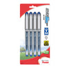 Pentel BL27BP4A, BL27BP4C EnerGel NV Liquid Gel Pens, 0.7mm, Metal Tip, Medium Line Capped, 4-Pack